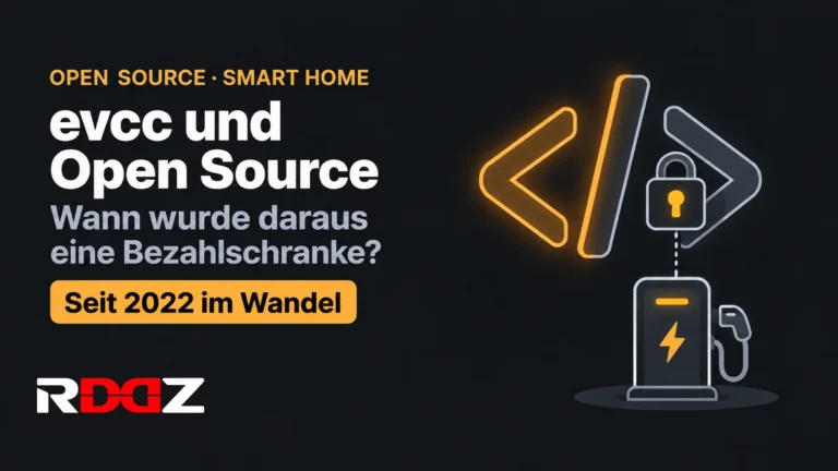 evcc und Open Source: Wann wurde aus Sponsoring ein Bezahlschranken-Modell? evcc-Logo-Symbol mit Schloss-Sponsor-Token für Wallbox-Integrationen